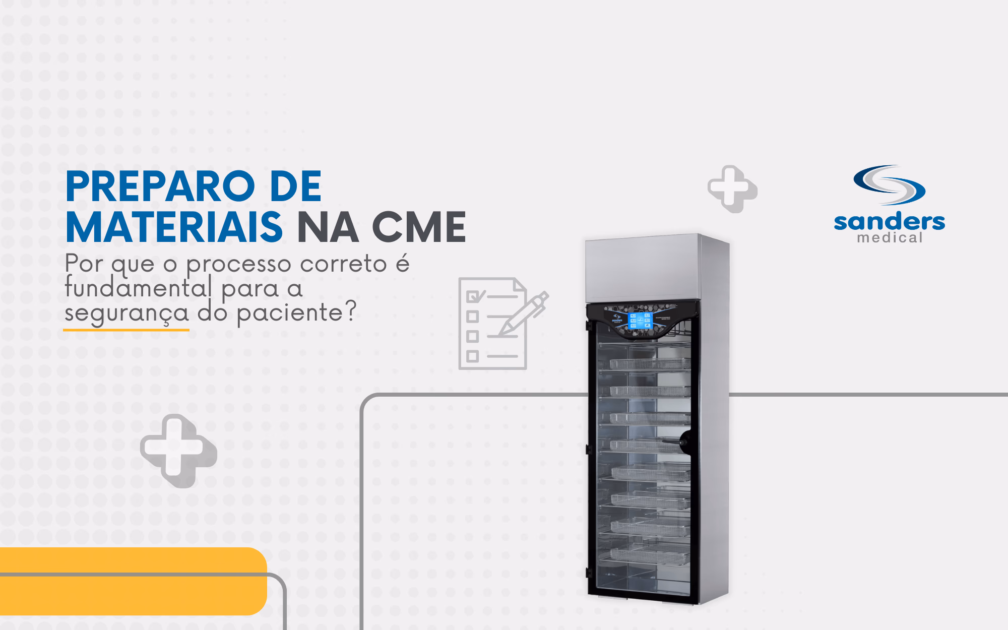 Preparação de materiais para esterilização na CME